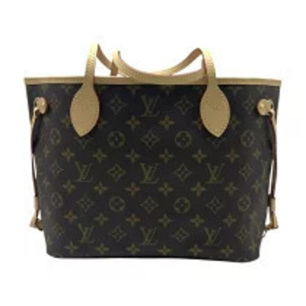 Louis Vuitton Neverfull Monogram Canvas Tote Bag Brown